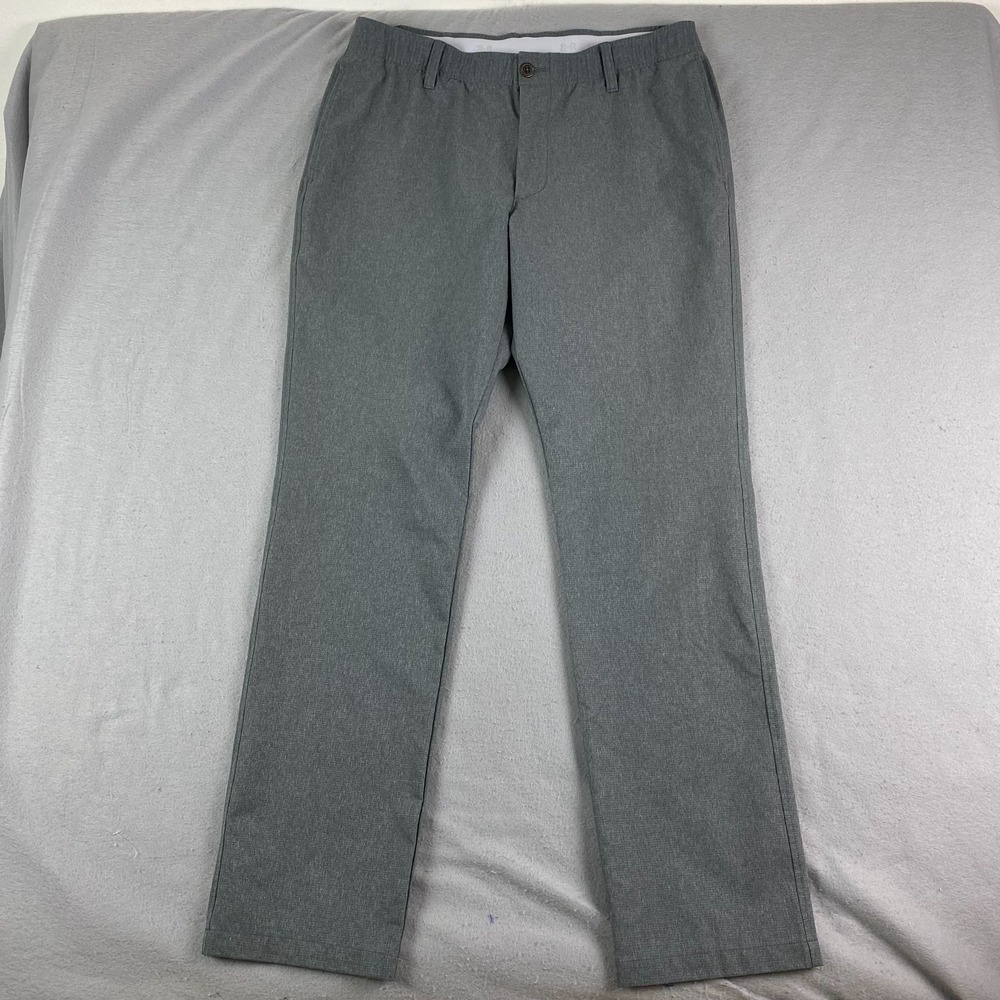 Under Armour Drive Pants Men 36x34 gray Straight Leg Performance Stretch